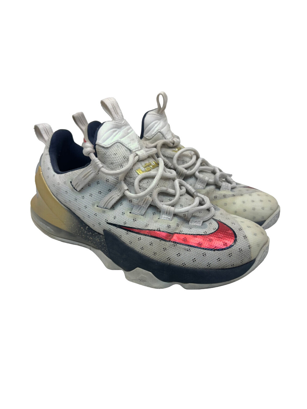 Nike Men's LeBron XIII Low-Cut Basketball Sneakers 831925-164 Olympic Size 9.5M